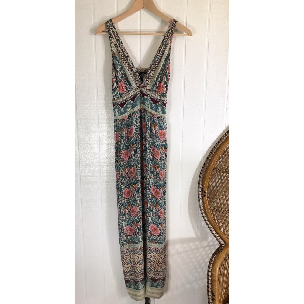 Angie Floral Maxi Dress